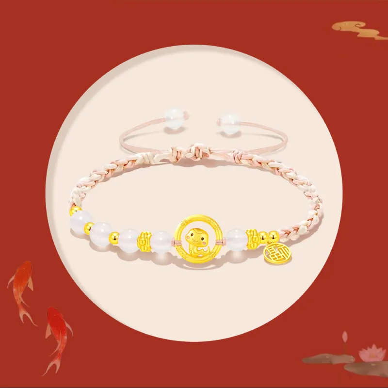 Crafts Women's Colored Glaze Bracelets Unisex-2
