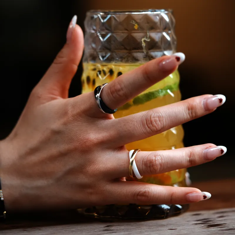 M`GARDEN 925 Sterling Silver Rings Unisex-7
