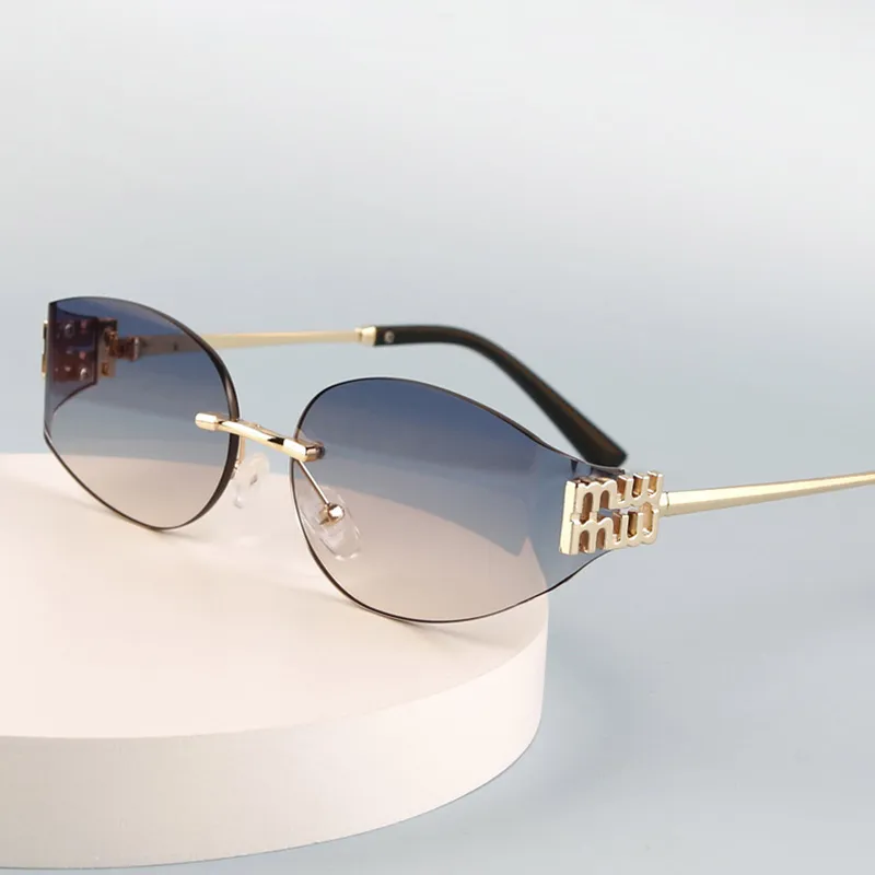 LILY&LOTTY Metal Irregular Shape Sunglasses Unisex-2