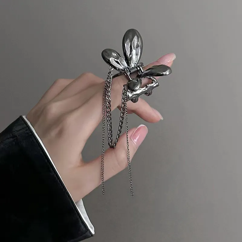 LILY&LOTTY Hair Clips Women's Gunmetal Black-3