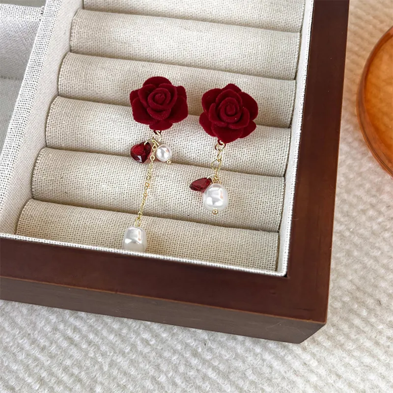 LILY&LOTTY Faux Pearl Earrings Women's-5