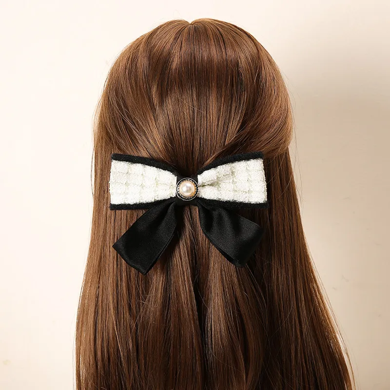 LILY&LOTTY Hair Clips Women's Black White-1