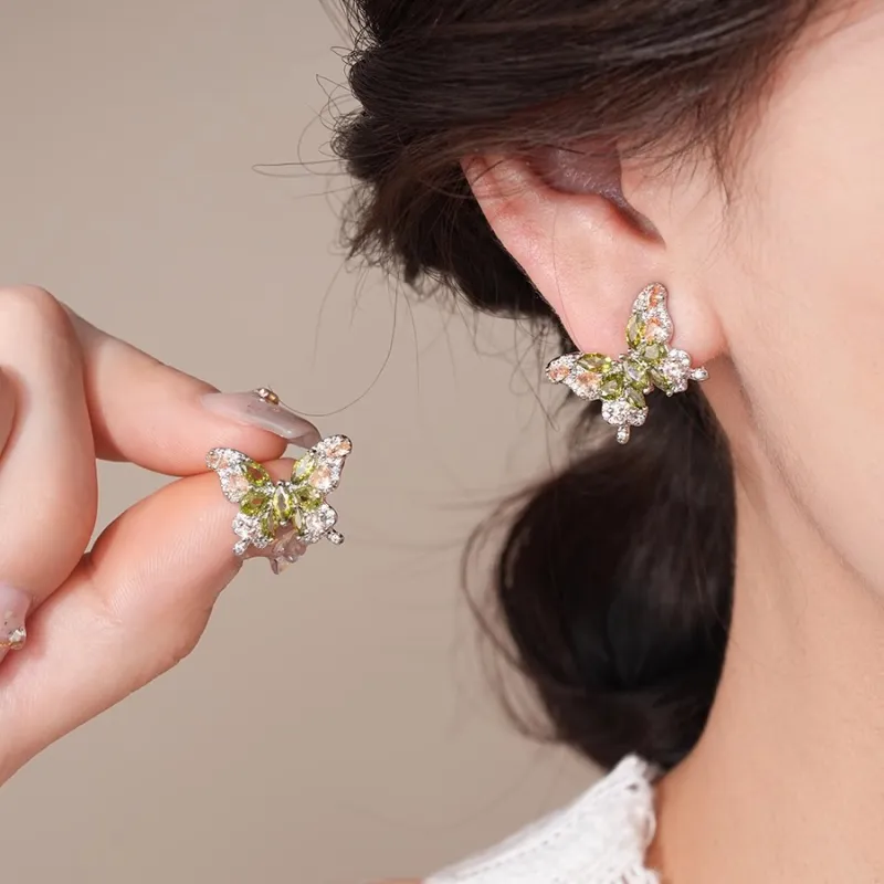 Drejew Zircon Stud Earrings Women's-1