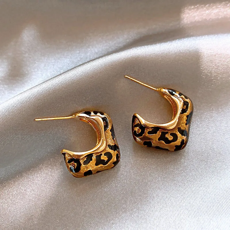 Drejew Copper Stud Earrings Women's-2