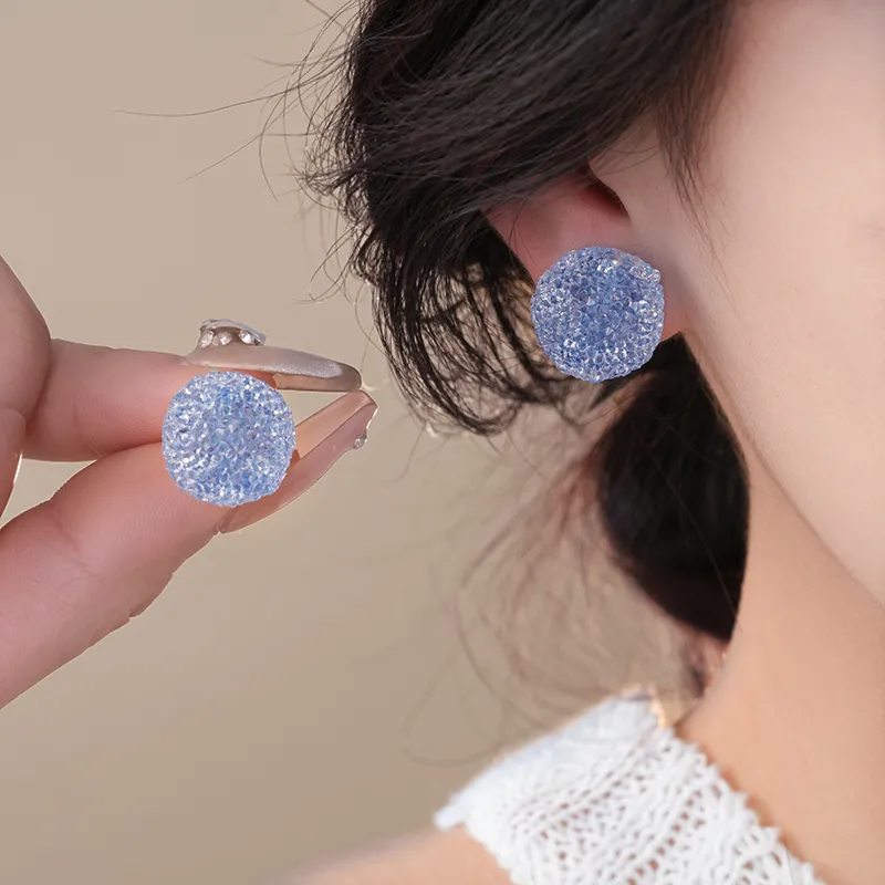 Drejew Resin Stud Earrings Women's-1