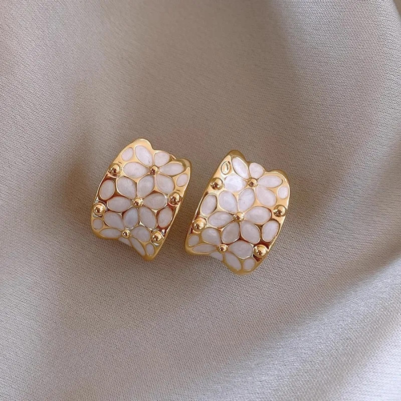 Drejew Copper Alloy Earrings Women's-3