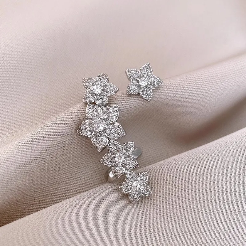 Drejew Zircon Stud Earrings Women's-9