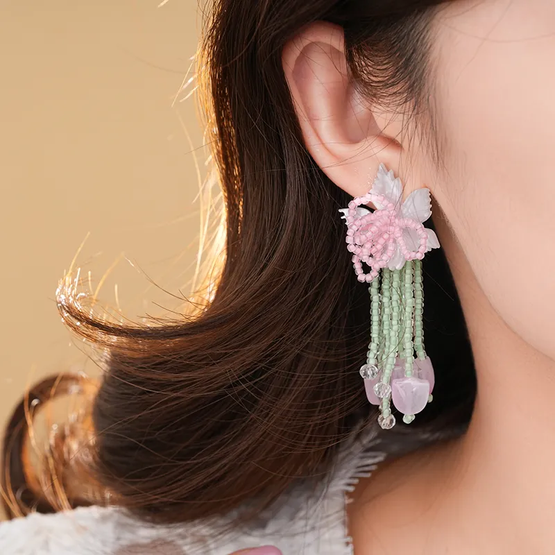 Drejew Seed Beads Earrings Women's-3
