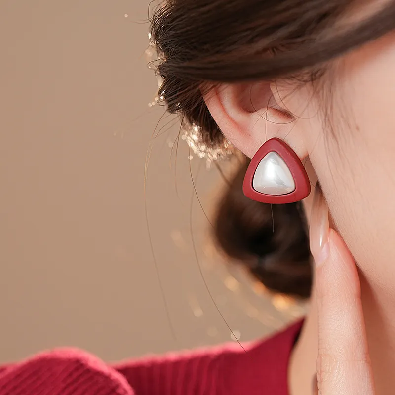 Drejew Alloy Stud Earrings Women's-2