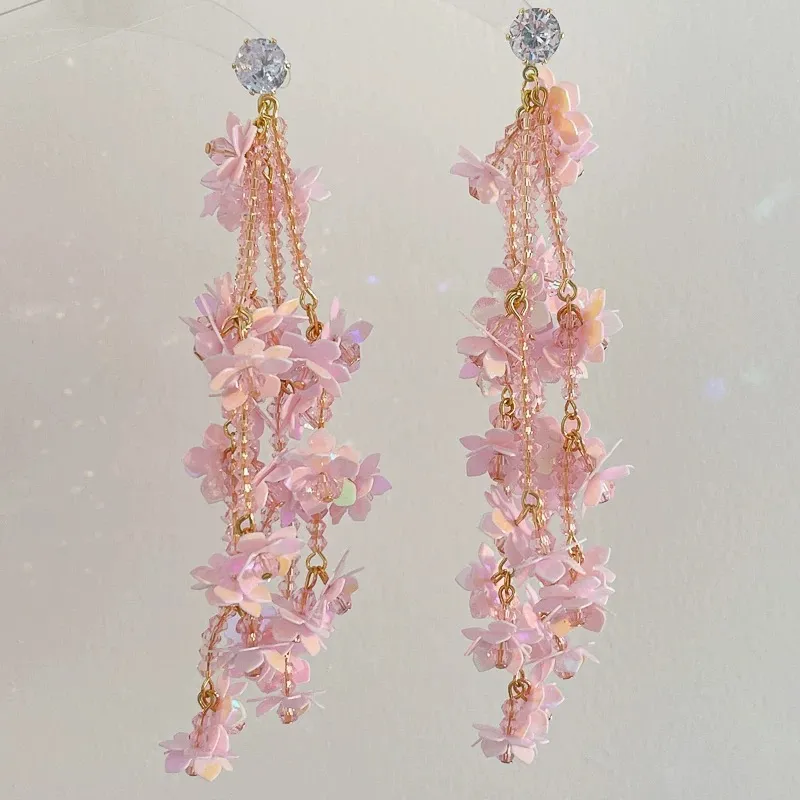 Drejew Zircon Niche Exaggerated Hoop Earrings Women's-4