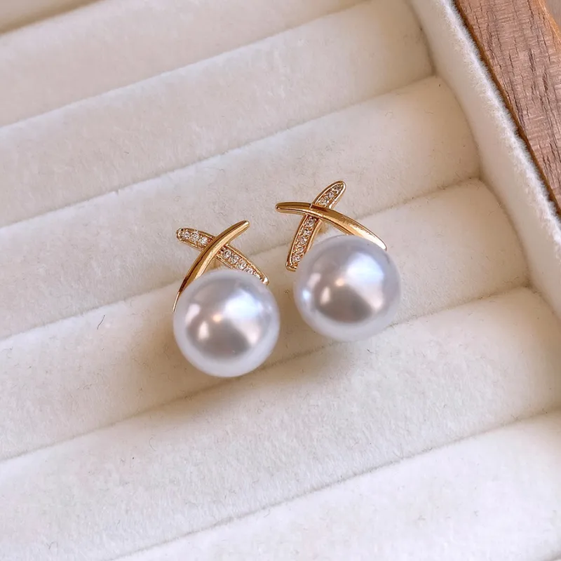 Drejew Copper Stud Earrings Women's-4