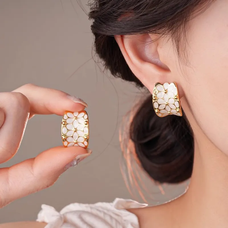 Drejew Copper Alloy Earrings Women's-2