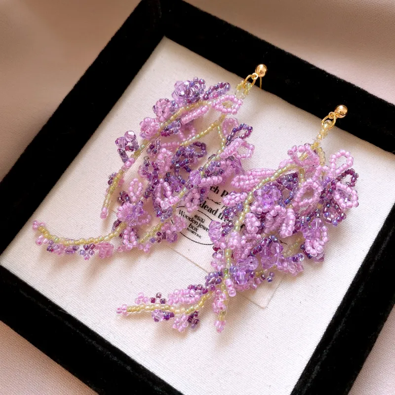 Drejew Seed Beads Earrings Women's-4