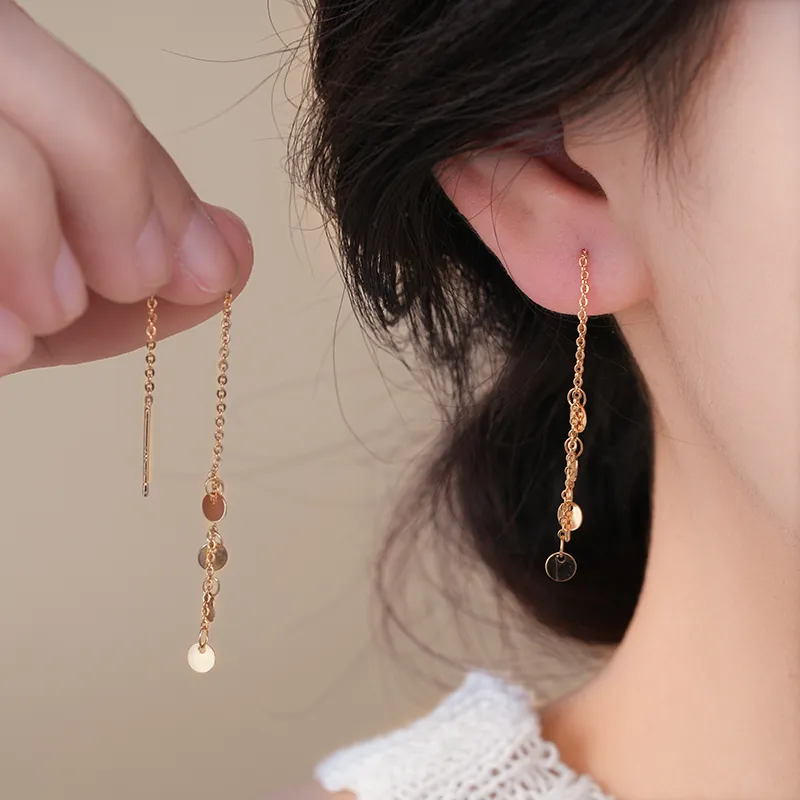 Drejew Copper Drop Earrings Women's-1