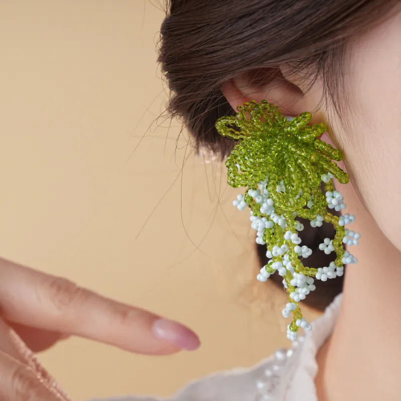Drejew Seed Beads Earrings Women's-3
