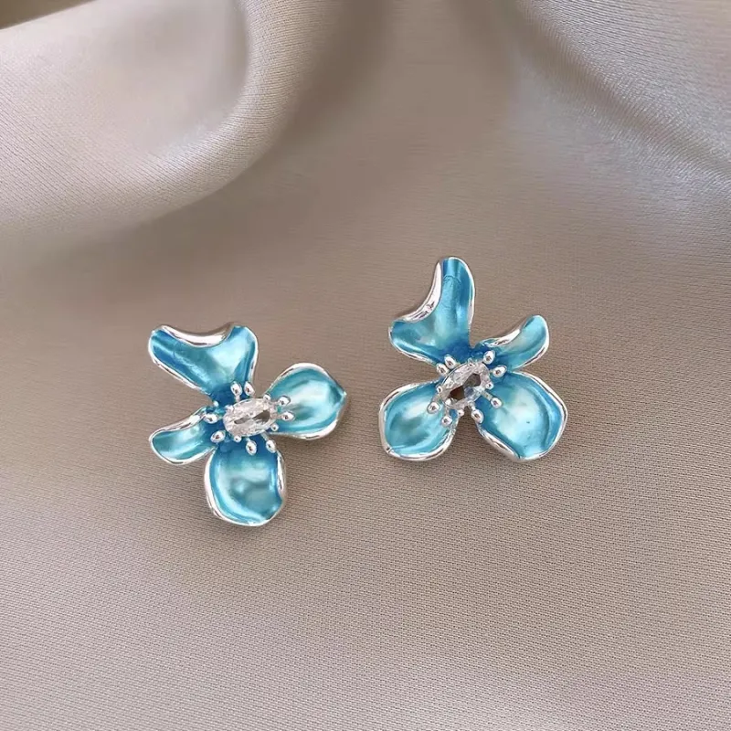 Drejew Copper Stud Earrings Women's-2