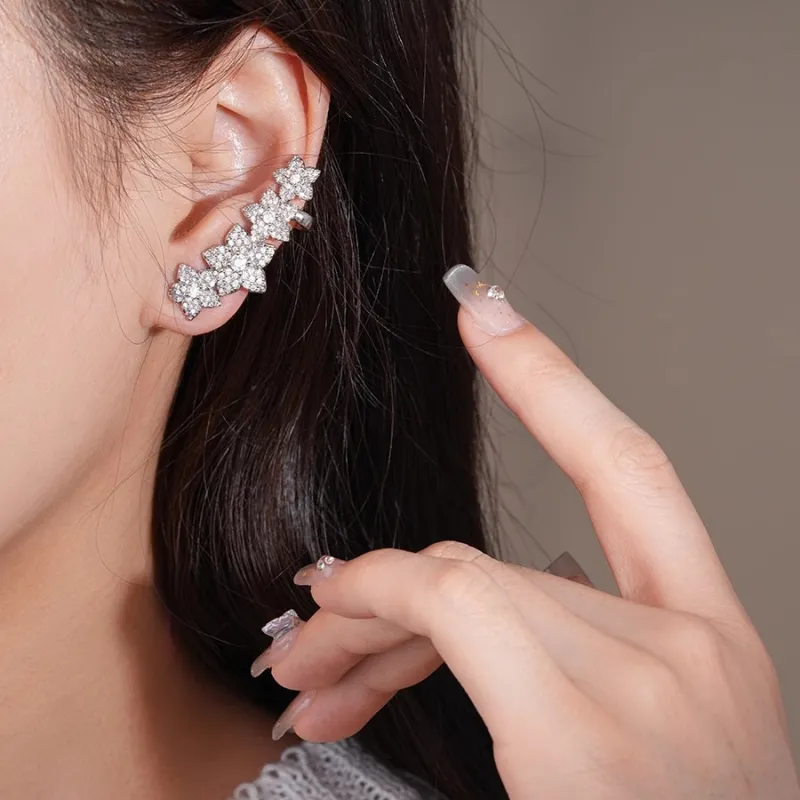 Drejew Zircon Stud Earrings Women's-7