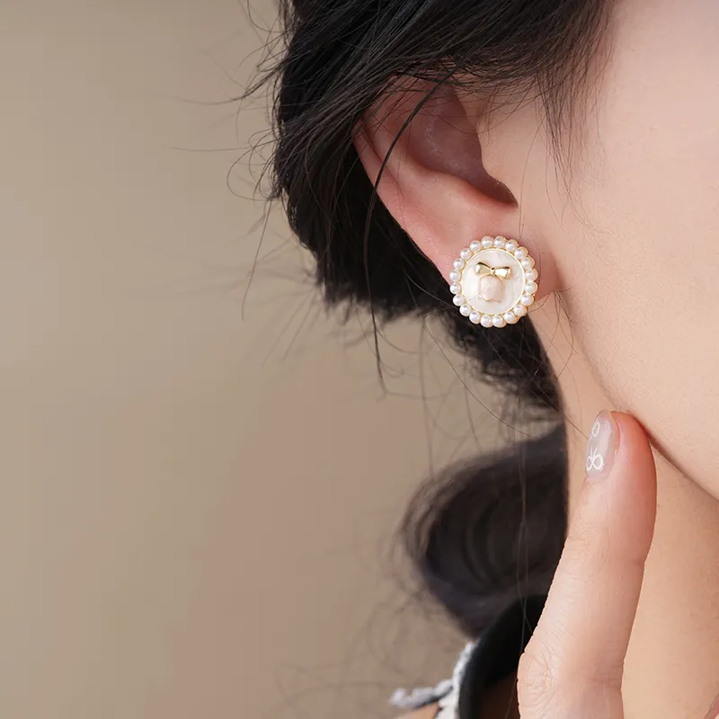 Drejew Alloy Stud Earrings Women's-2