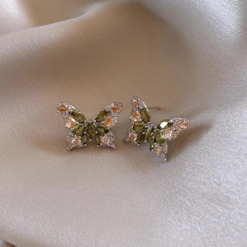 Drejew Zircon Stud Earrings Women's-2
