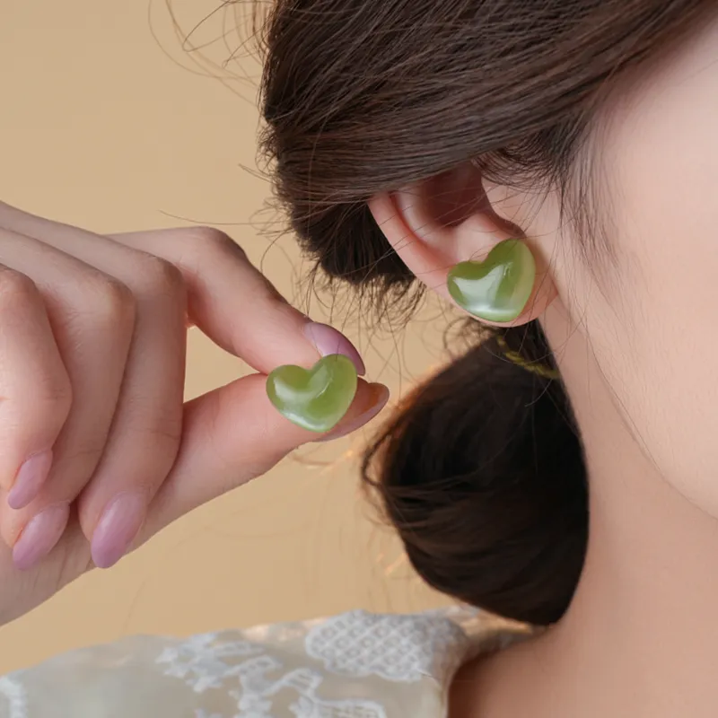 Drejew Acrylic Stud Earrings Women's-1