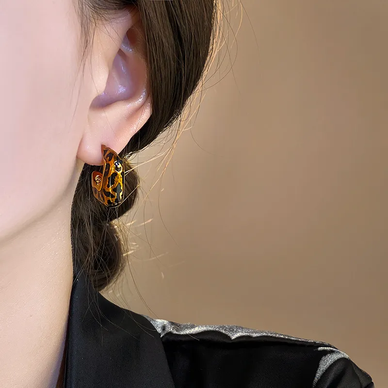 Drejew Copper Stud Earrings Women's-3