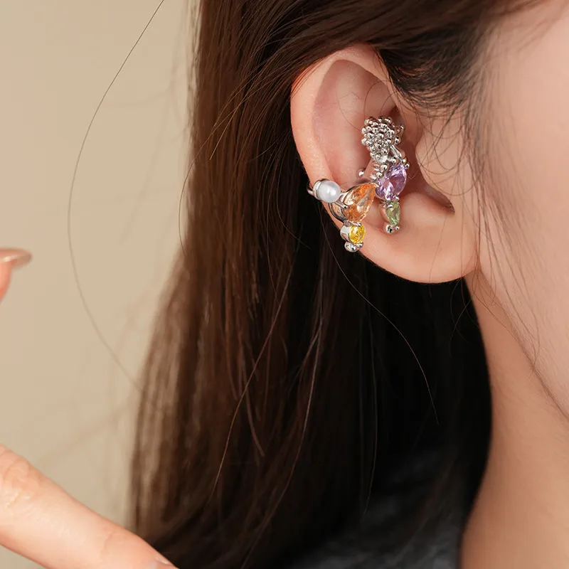 Drejew Copper Clip On Earrings Women's-3