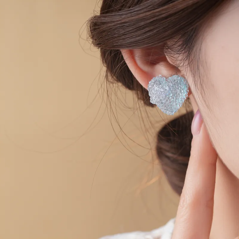 Drejew Resin Stud Earrings Women's-3