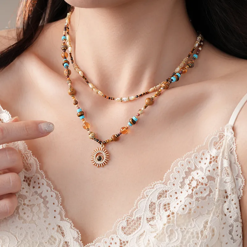 Drejew Copper Necklaces Women's-3
