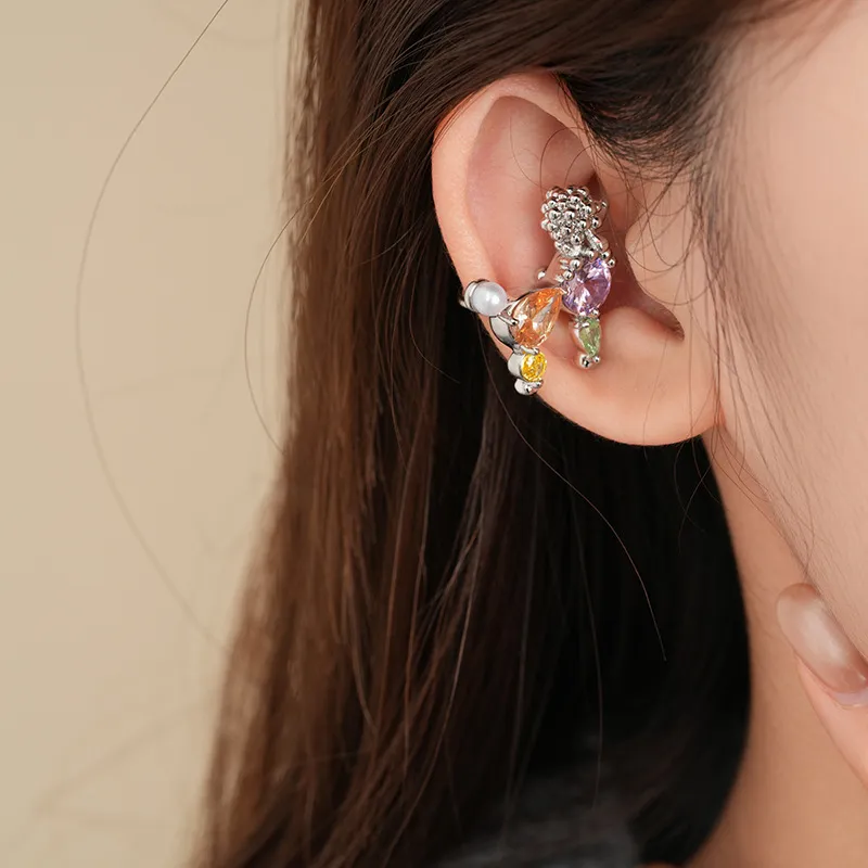 Drejew Copper Clip On Earrings Women's-2