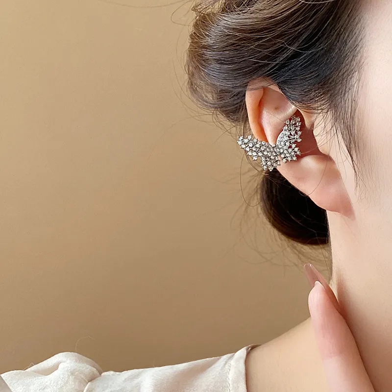 Drejew Copper Clip-On Earrings Women's-2
