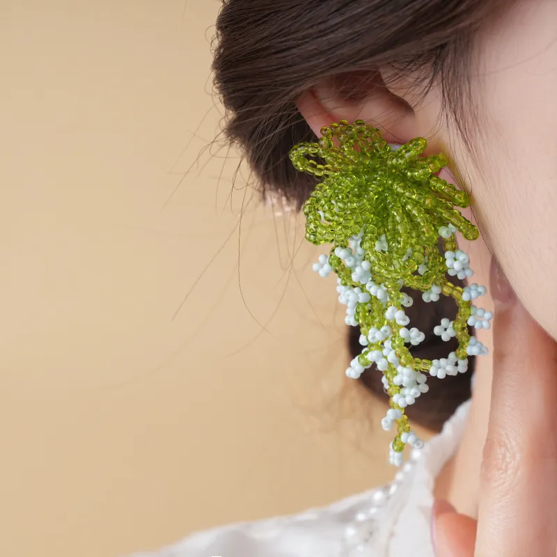Drejew Seed Beads Earrings Women's-2