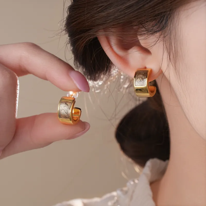 Drejew Alloy Stud Earrings Women's-1