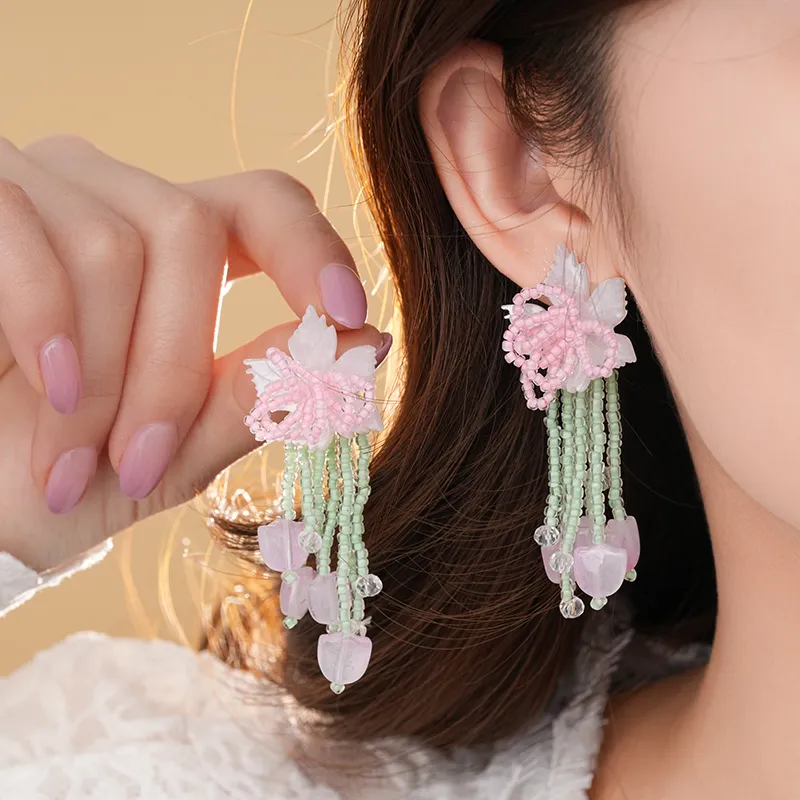 Drejew Seed Beads Earrings Women's-1