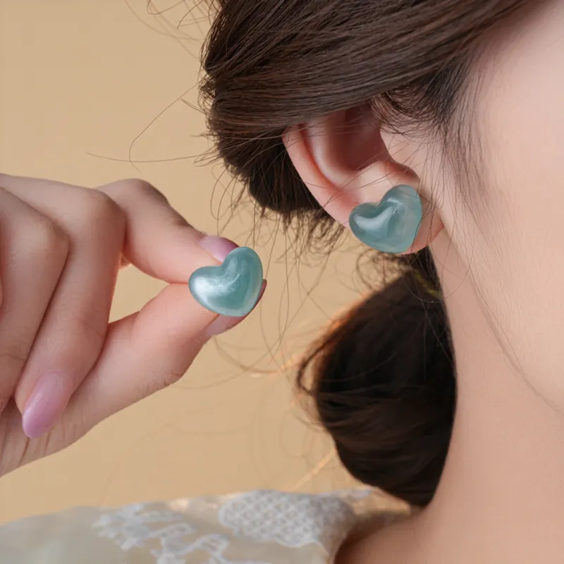 Drejew Acrylic Stud Earrings Women's-6