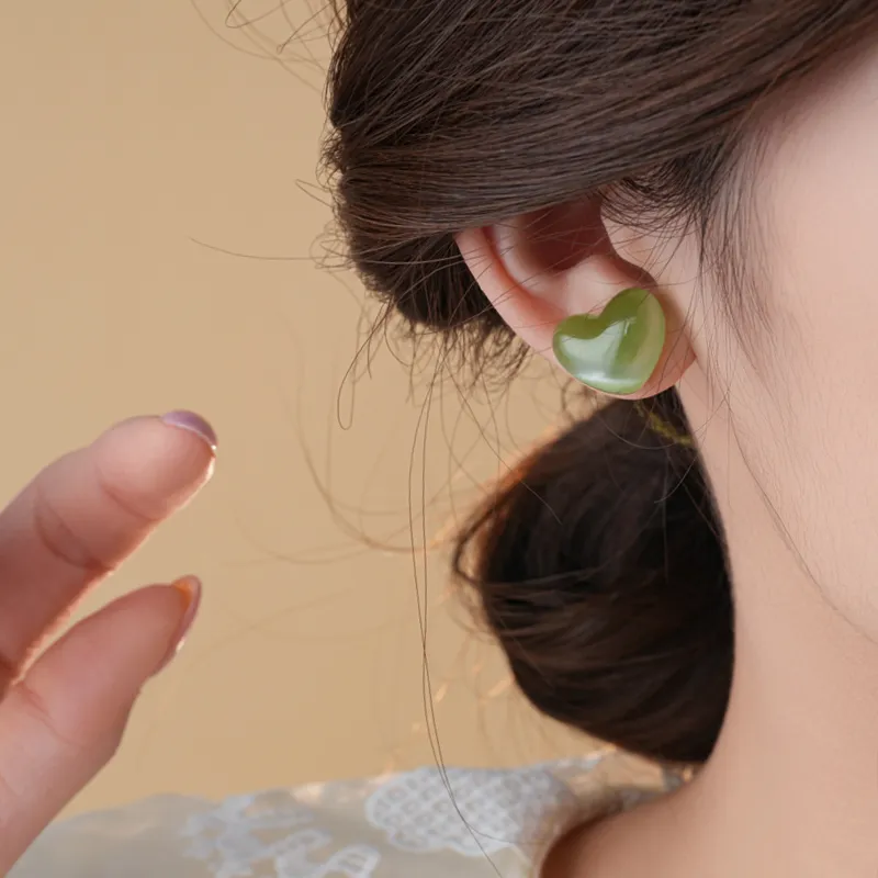 Drejew Acrylic Stud Earrings Women's-3