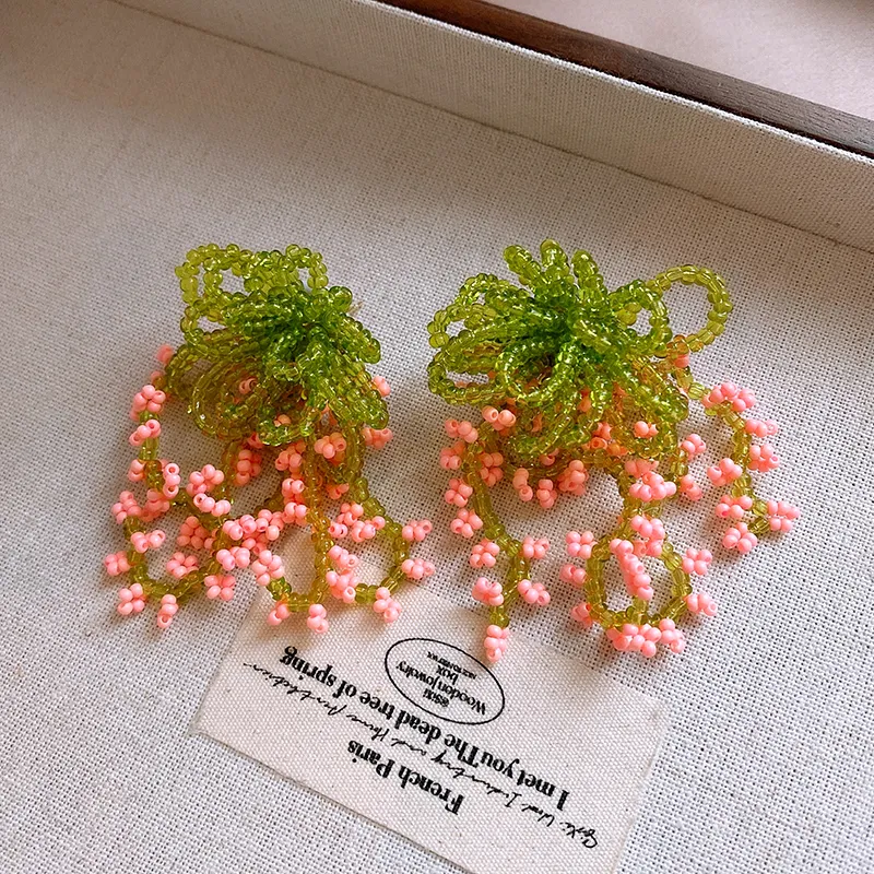 Drejew Seed Beads Earrings Women's-9
