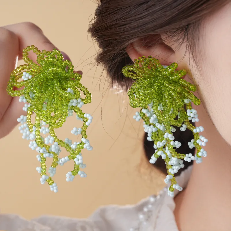 Drejew Seed Beads Earrings Women's-1