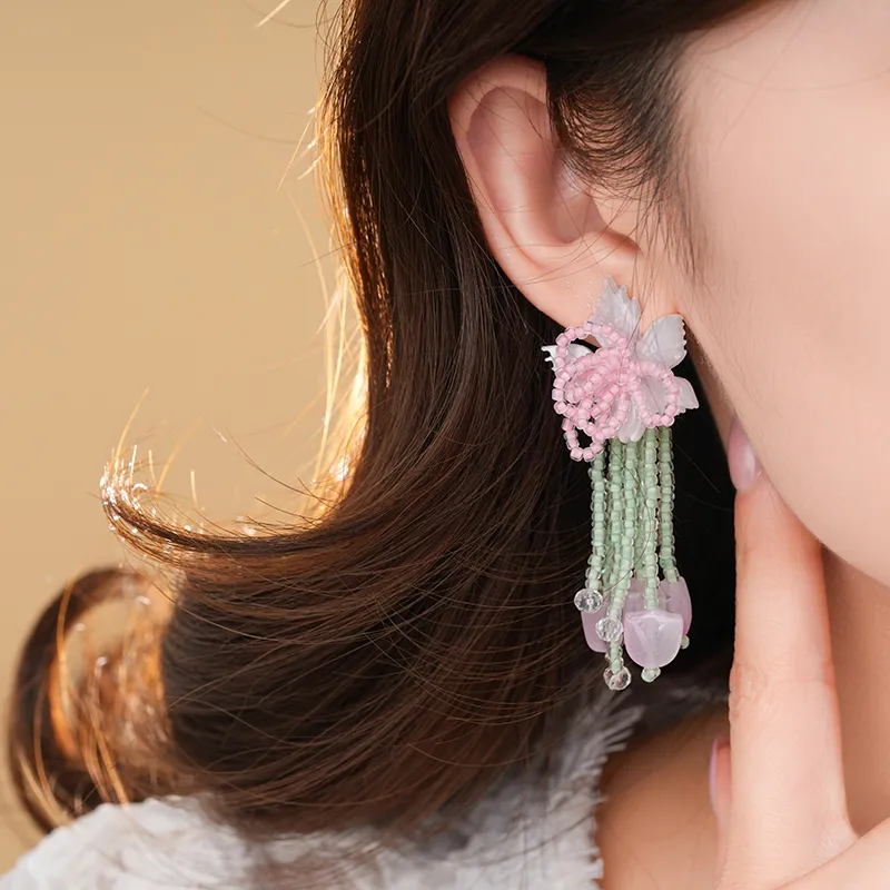 Drejew Seed Beads Earrings Women's-4