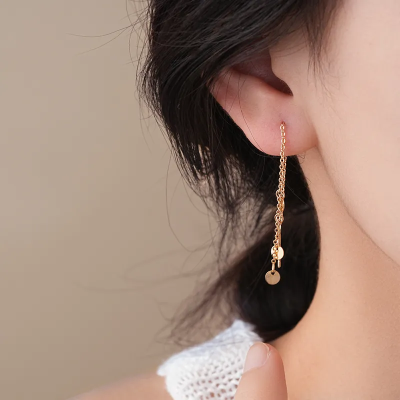 Drejew Copper Drop Earrings Women's-2