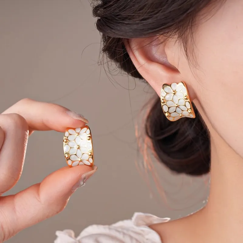 Drejew Copper Alloy Earrings Women's-1
