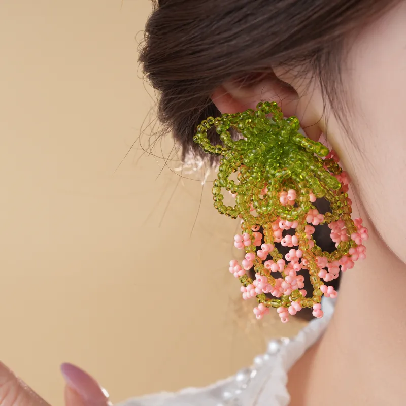 Drejew Seed Beads Earrings Women's-7