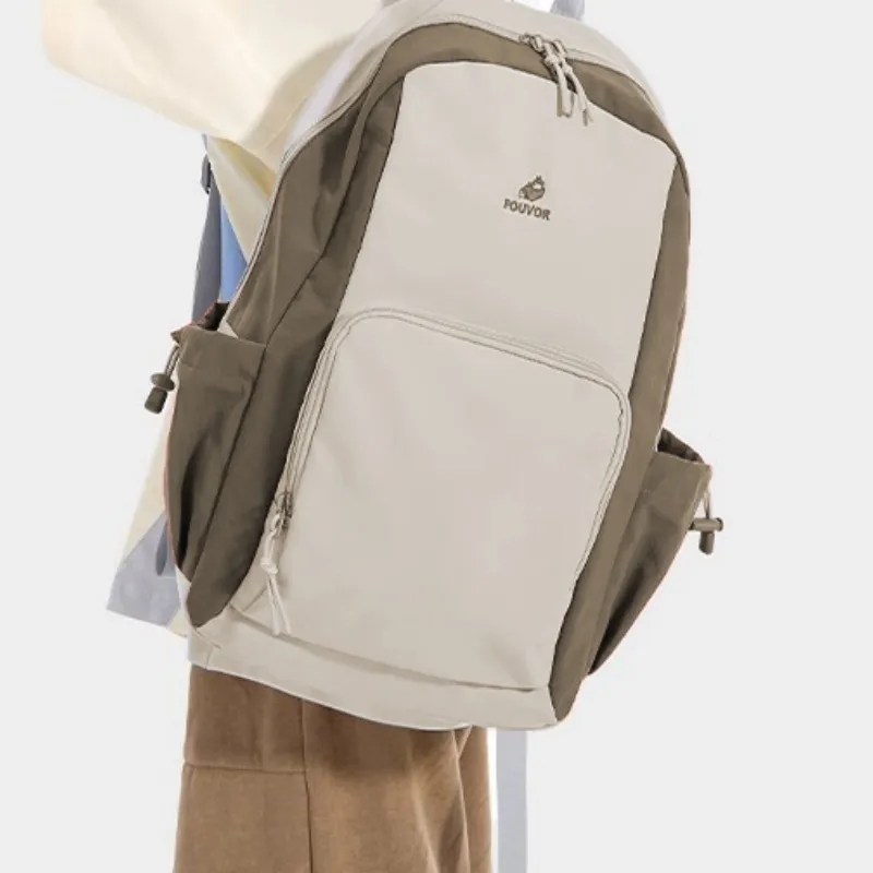 FOUVOR Nylon Fabric Backpack Women's Multicolor-9