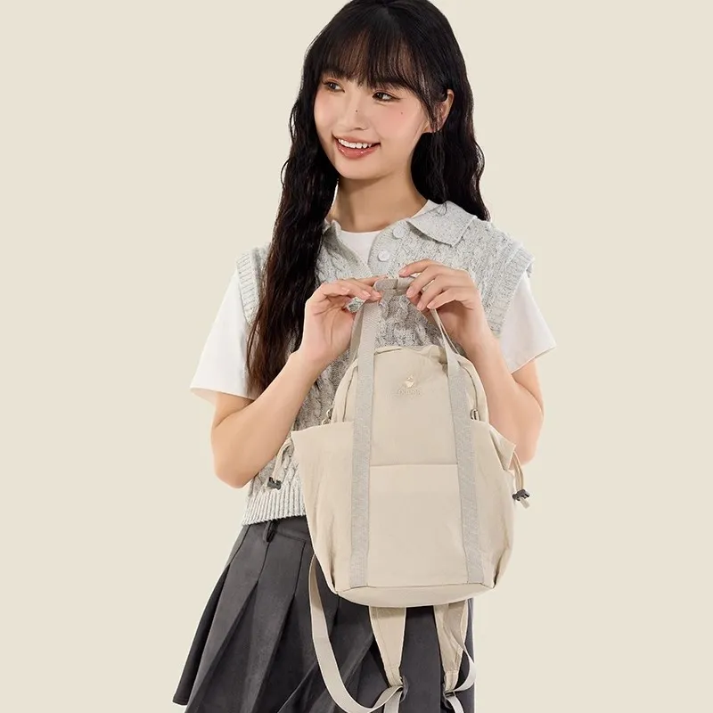FOUVOR Nylon Fabric Backpack Regular Women's Multicolor-7