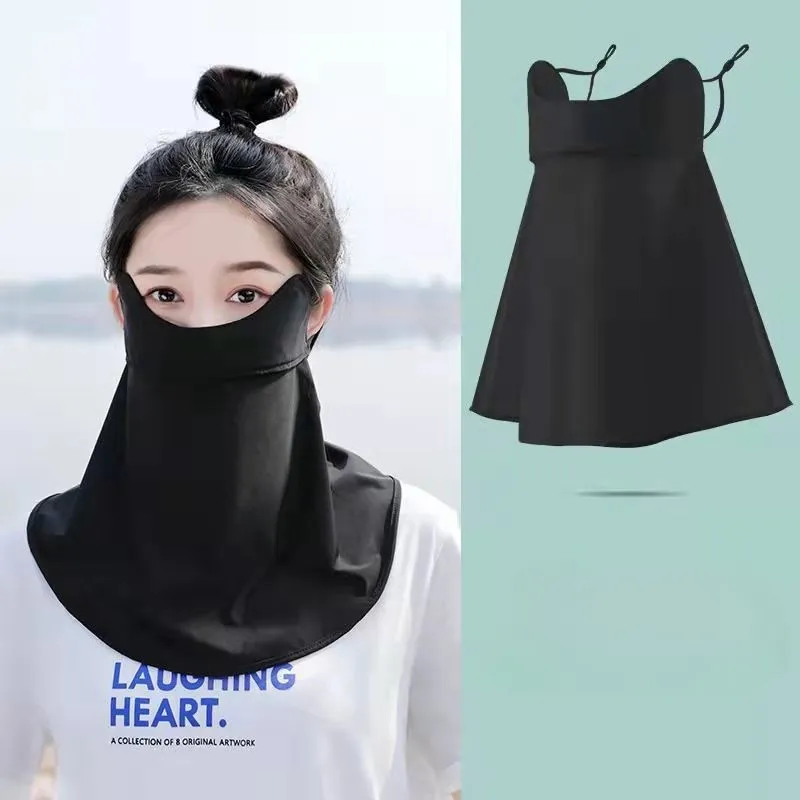 Fishing For Bears Polyester Sun Protection Masks Unisex-3