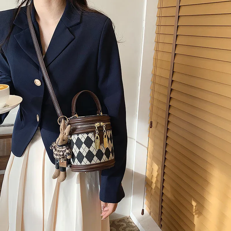 FOUVOR PU Handbag Shoulder Bag Crossbody Bag Regular Women's Black/Brown/Coffee-8