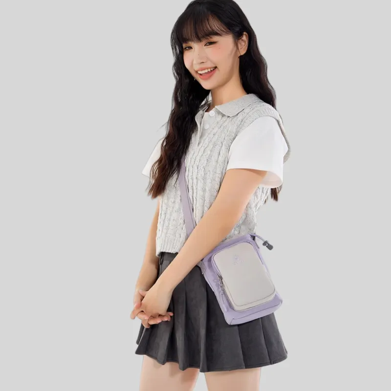 FOUVOR Nylon Fabric Crossbody Bag Women's Multicolor-8