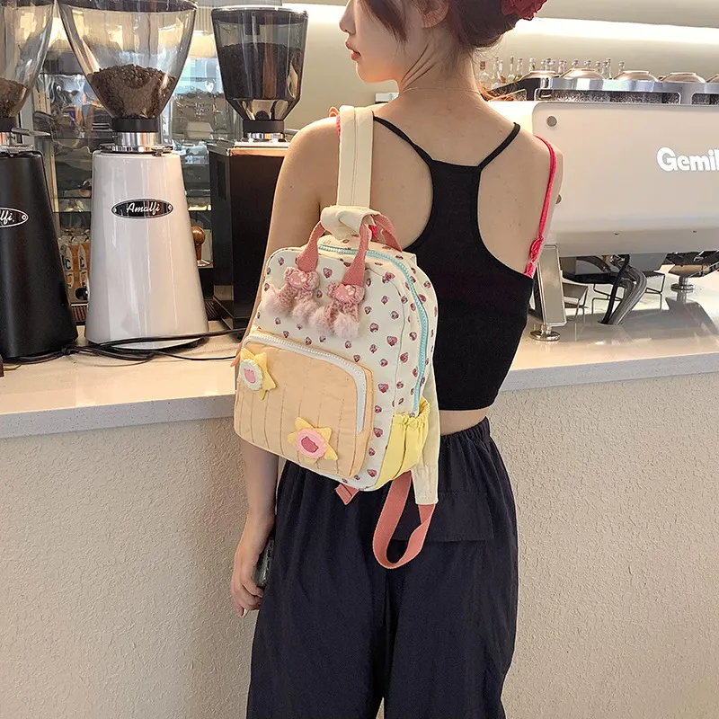 Volunteer Canvas Backpack Regular Women's White-21