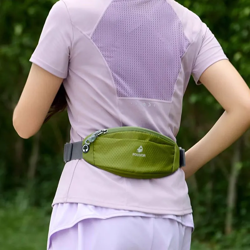 FOUVOR Nylon Fabric Fanny Pack Women's Black/Orange/Royal Blue+/Pink/Green/Gray/Blue-19