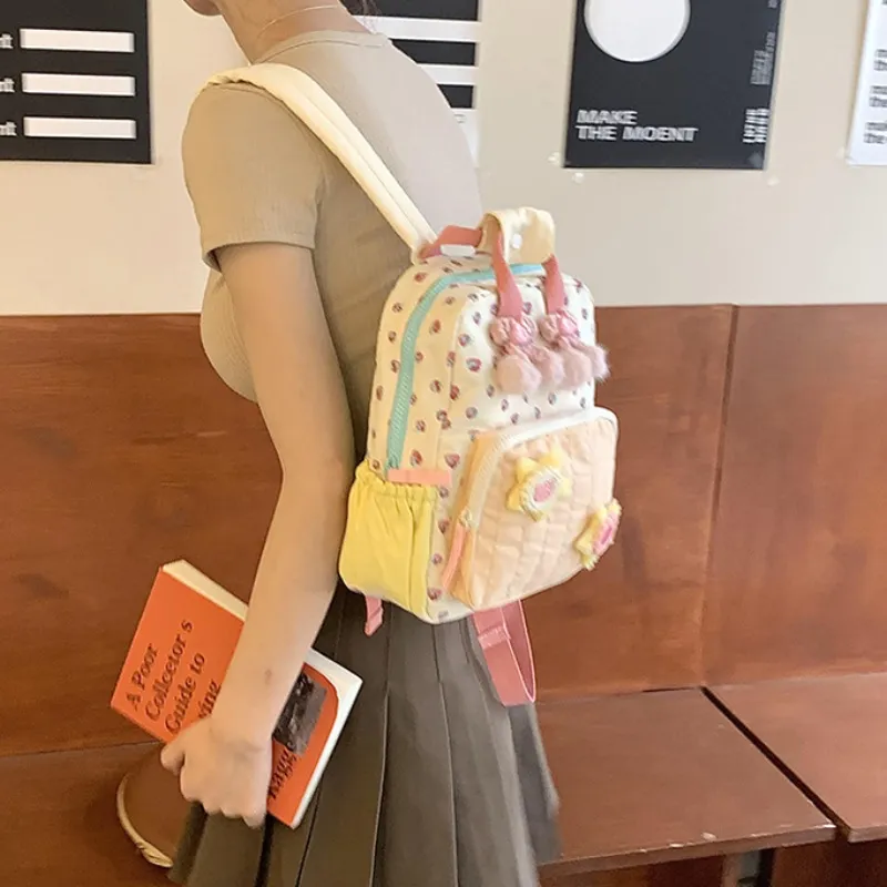 Volunteer Canvas Backpack Regular Women's White-10