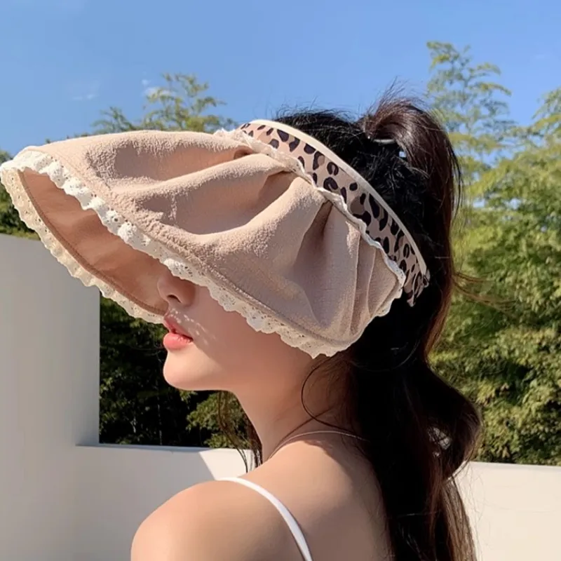 Fishing For Bears Polyester Sun Protection Hats Unisex-4